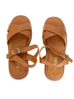 Shop Loëla Sandales Vecchio CAMEL