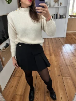 Cheap Loëla Short Marina NOIR