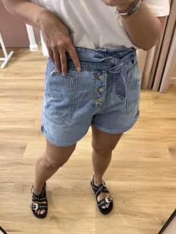 Outlet Loëla Short Sandrine DENIM CLAIR