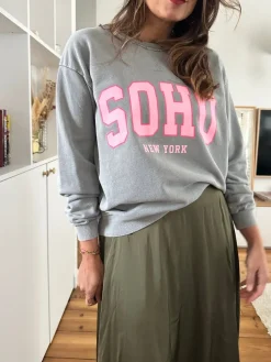 Cheap Loëla Sweat Soho GRIS