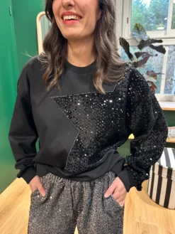 Cheap Loëla Sweat Star NOIR