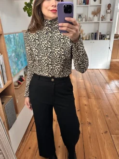 Hot Loëla Top Gaya NOIR