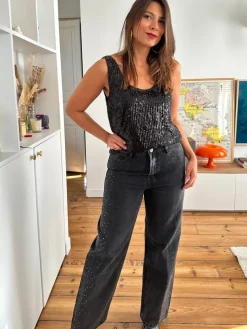 Discount Loëla Top Ode NOIR