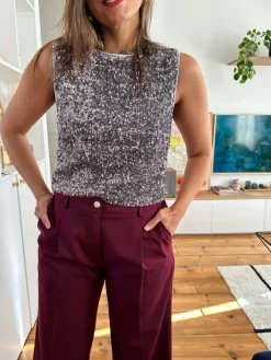 Discount Loëla Top Orly ANTHRACITE