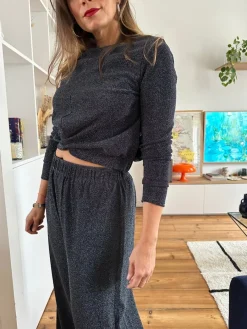 Clearance Loëla Top Tal CARBONE