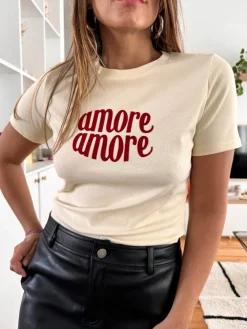 Online Loëla T-shirt Nicolette BEIGE