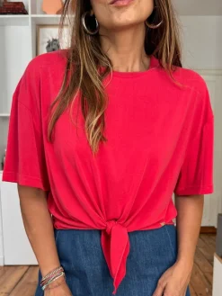 Hot Loëla T-shirt Saphire ROUGE