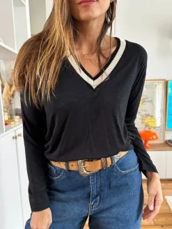 Flash Sale Loëla T-shirt Tongalou NOIR