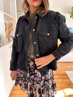 Fashion Loëla Veste Arpit BLACK DOUBLE