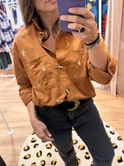 Fashion Loëla Veste Justine CAMEL