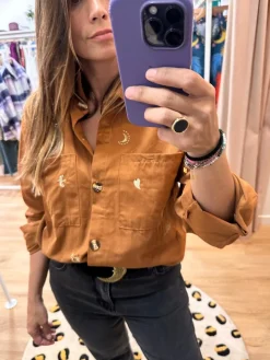 Fashion Loëla Veste Justine CAMEL