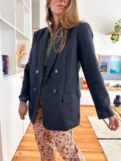 Hot Loëla Veste Marguerite NAVY