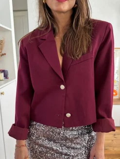 Sale Loëla Veste Otto BORDEAUX