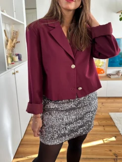 Sale Loëla Veste Otto BORDEAUX