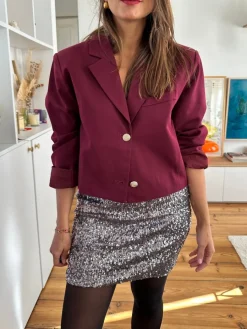 Sale Loëla Veste Otto BORDEAUX