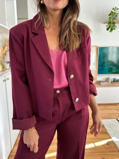 Sale Loëla Veste Otto BORDEAUX