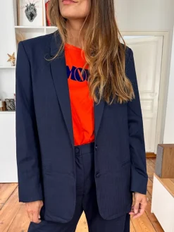 Clearance Loëla Veste Voliane MARINE